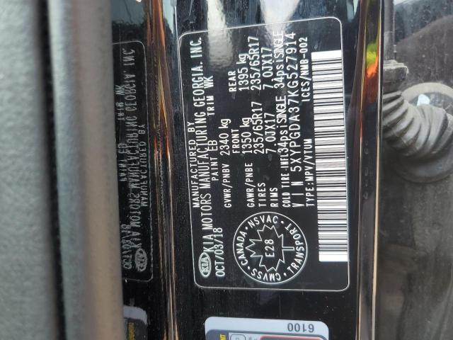 2019 KIA SORENTO L - 5XYPGDA37KG527914