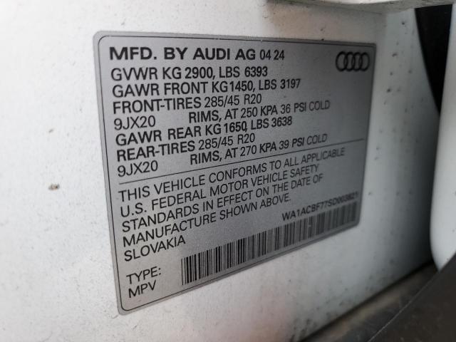 2025 AUDI Q7 PREMIUM - WA1ACBF77SD003821