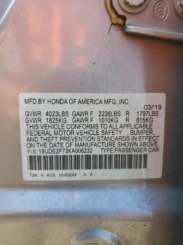 2019 ACURA ILX PREMIU 19UDE2F73KA006232