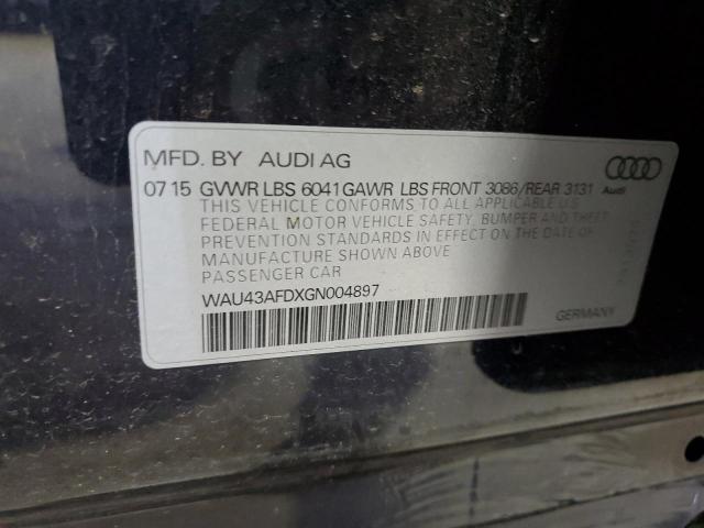2016 AUDI A8 L QUATT WAU43AFDXGN004897