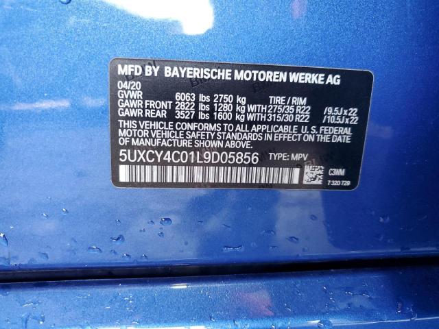 2020 BMW X6 SDRIVE 5UXCY4C01L9D05856