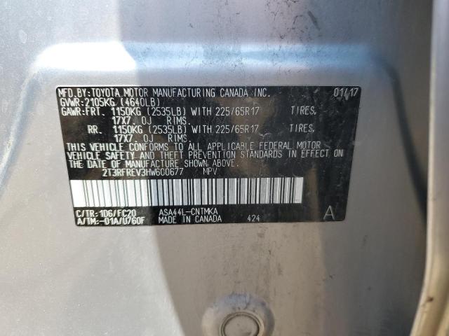 2017 TOYOTA RAV4 XLE - 2T3RFREV3HW600677