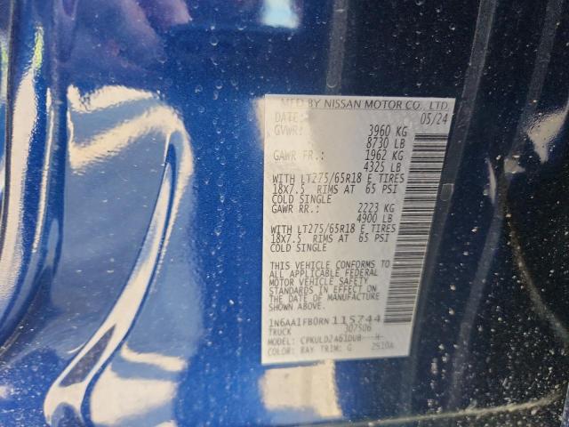2024 NISSAN TITAN XD S - 1N6AA1FB0RN115744