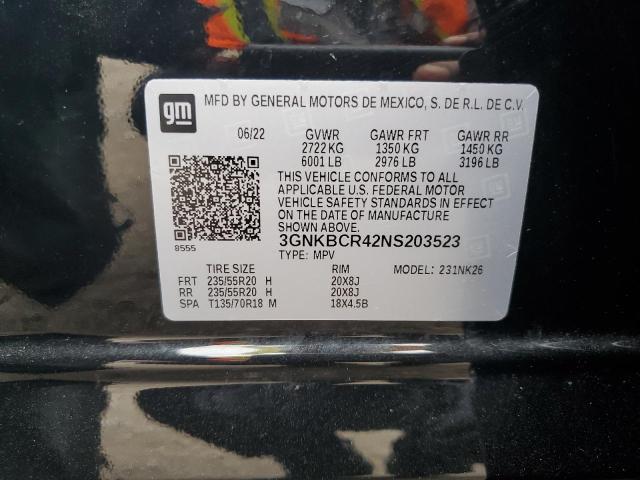 2022 CHEVROLET BLAZER 2LT - 3GNKBCR42NS203523