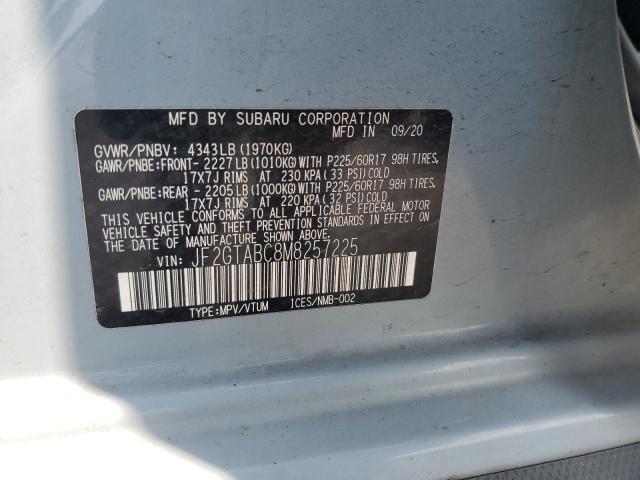 2021 SUBARU CROSSTREK JF2GTABC8M8257225