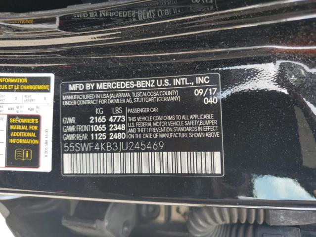 2018 MERCEDES-BENZ C 300 4MAT 55SWF4KB3JU245469