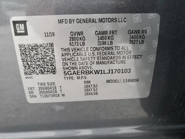 2020 BUICK ENCLAVE ES 5GAERBKW1LJ170103