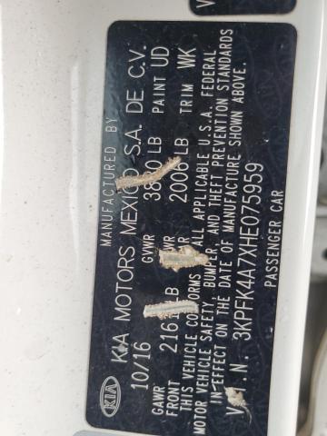 2017 KIA FORTE LX - 3KPFK4A7XHE075959