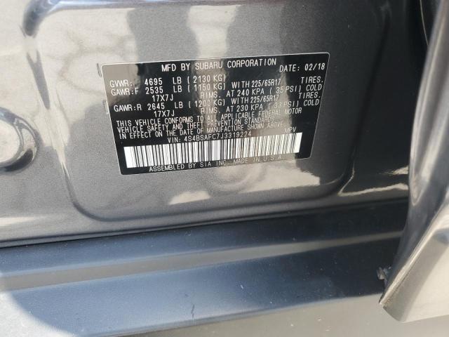 2018 SUBARU OUTBACK 2. 4S4BSAFC7J3319224
