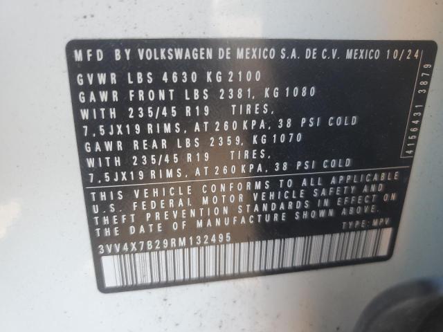 2024 VOLKSWAGEN TAOS SEL 3VV4X7B29RM132495