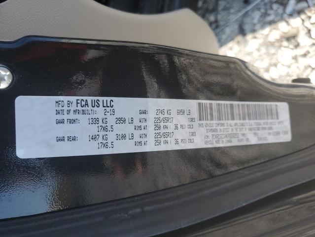 2019 DODGE GRAND CARA 2C4RDGCG0KR656253