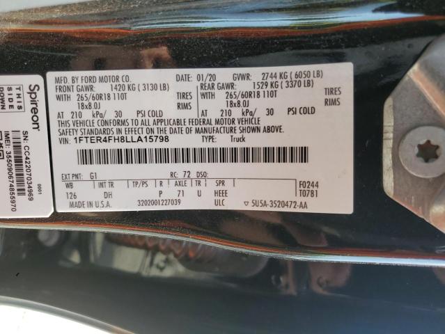 2020 FORD RANGER XL 1FTER4FH8LLA15798