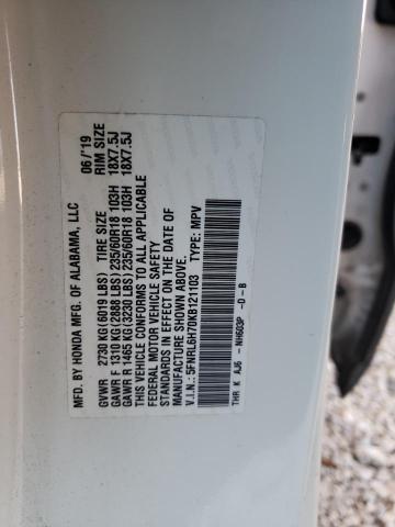2019 HONDA ODYSSEY EX 5FNRL6H70KB121103