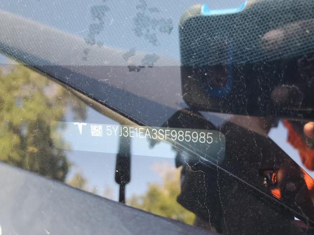 2025 TESLA MODEL 3 5YJ3E1EA3SF985985