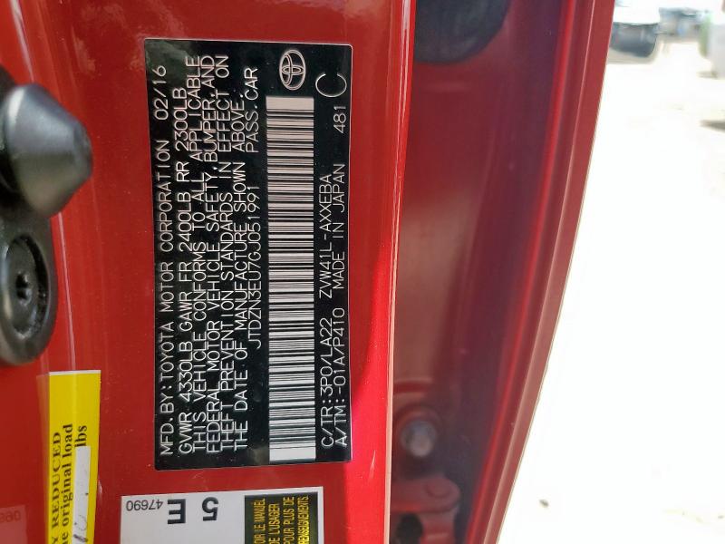 2016 TOYOTA PRIUS V - JTDZN3EU7GJ051991