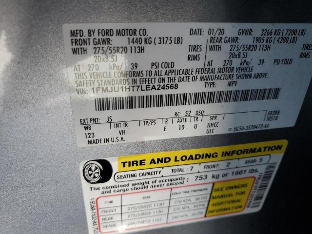 2020 FORD EXPEDITION 1FMJU1HT7LEA24568