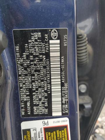 2014 TOYOTA CAMRY L - 4T4BF1FK8ER385301