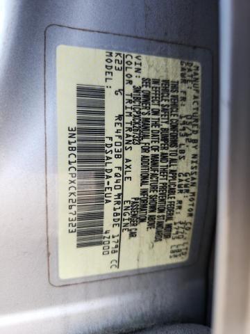 2012 NISSAN VERSA S - 3N1BC1CPXCK267323