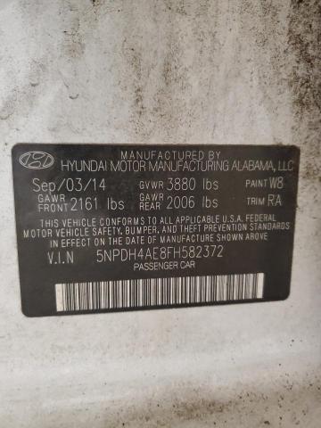 2015 HYUNDAI ELANTRA SE 5NPDH4AE8FH582372
