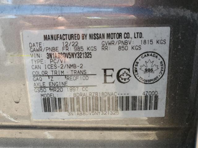 2022 NISSAN SENTRA SR - 3N1AB8DV5NY321325