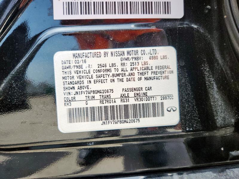2016 INFINITI Q50 RED SP JN1FV7AP8GM420675