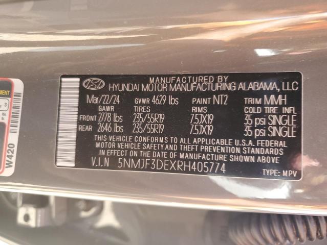 2024 HYUNDAI TUCSON SEL - 5NMJF3DEXRH405774