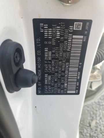2018 HONDA CIVIC 4D E JHMFC1F79JX012425