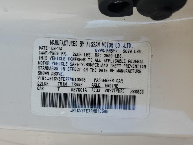 2015 INFINITI Q60 BASE JN1CV6FE7FM810508
