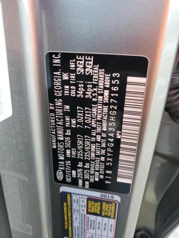 2017 KIA SORENTO LX 5XYPG4A35HG271653