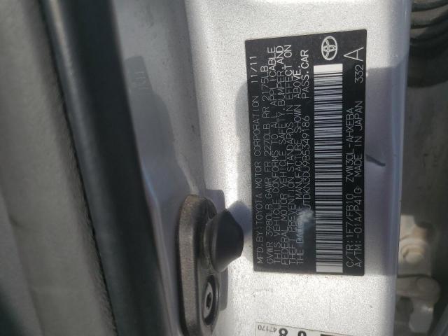 2011 TOYOTA PRIUS - JTDKN3DU9B5349186