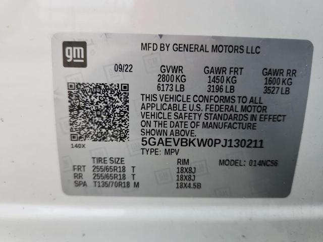 2023 BUICK ENCLAVE PR 5GAEVBKW0PJ130211