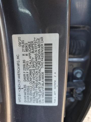 2020 HONDA ACCORD SPO 1HGCV1F34LA146536
