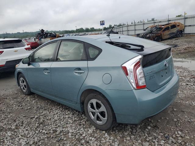 TOYOTA PRIUS 2013 green  hybrid engine JTDKN3DU8D1730747 photo #3