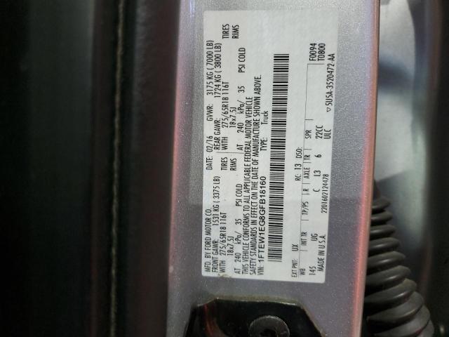 2016 FORD F150 SUPER - 1FTEW1EG8GFB18160