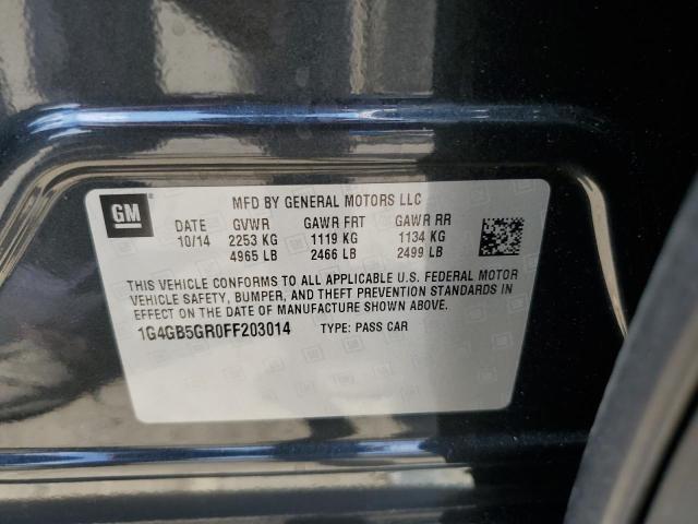 2015 BUICK LACROSSE 1G4GB5GR0FF203014