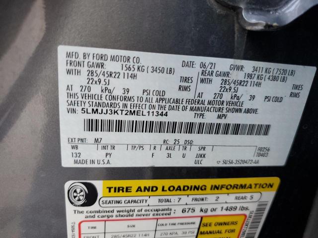 2021 LINCOLN NAVIGATOR 5LMJJ3KT2MEL11344