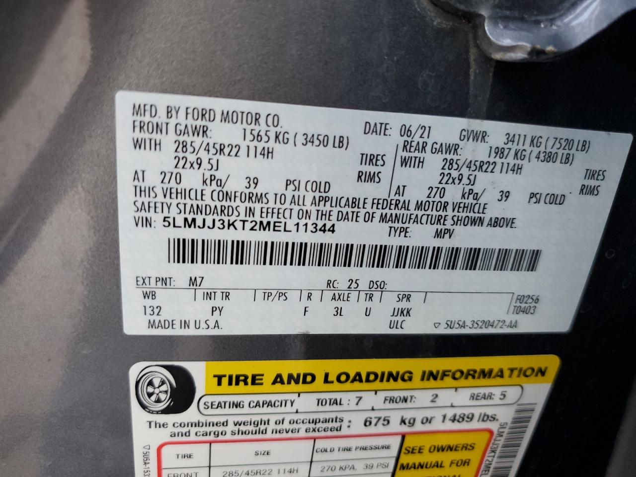 LINCOLN NAVIGATOR L RESERVE