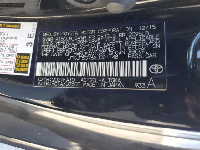 2016 TOYOTA SCION TC JTKJF5C76GJ021148