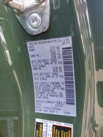 2024 NISSAN FRONTIER S - 1N6ED1CL0RN673812