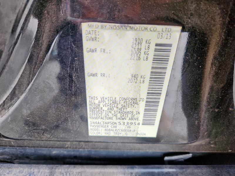 2013 NISSAN ALTIMA 2.5 - 1N4AL3AP5DN533954