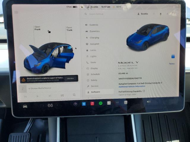 2020 TESLA MODEL Y 5YJYGDEE4LF042770