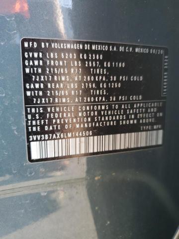 2020 VOLKSWAGEN TIGUAN SE 3VV3B7AX6LM144506