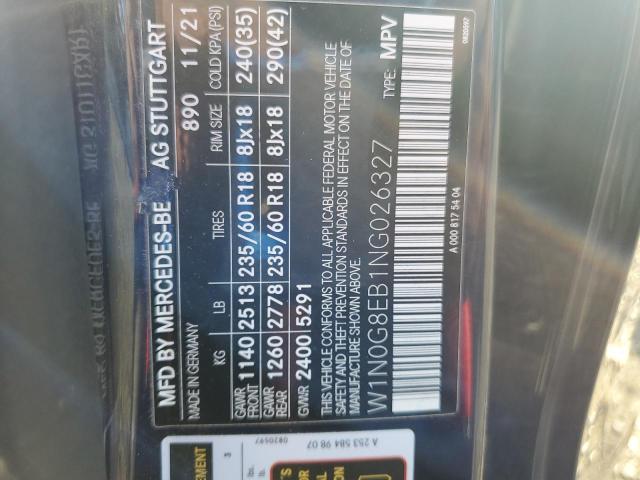 2022 MERCEDES-BENZ GLC 300 4M - W1N0G8EB1NG026327