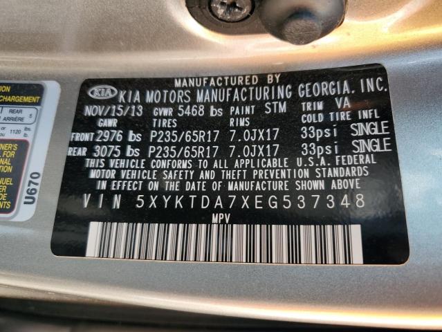 2014 KIA SORENTO LX - 5XYKTDA7XEG537348