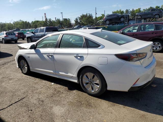 2019 Hyundai Sonata Hybrid white null hybrid KMHE24L33KA091688 photo #3