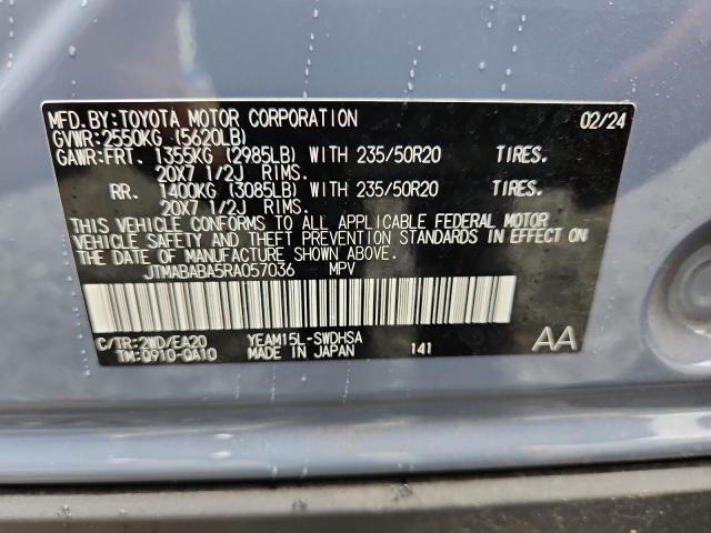 2024 SUBARU SOLTERRA P JTMABABA5RA057036