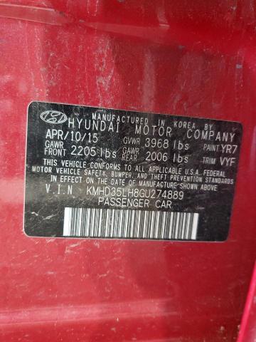 2016 HYUNDAI ELANTRA GT - KMHD35LH8GU274889