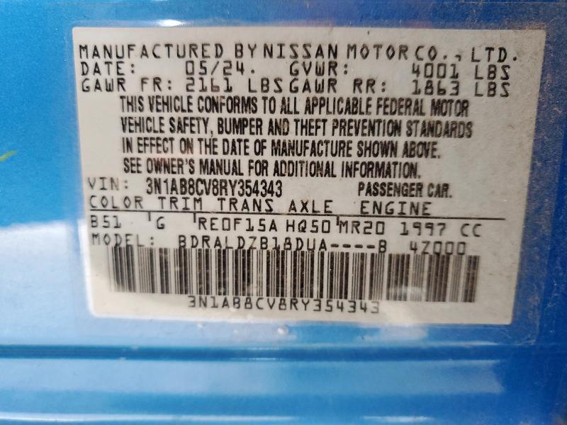 2024 NISSAN SENTRA SV - 3N1AB8CV8RY354343