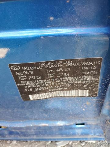 2019 HYUNDAI SONATA SE 5NPE24AF1KH735330