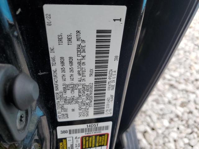 2022 TOYOTA TUNDRA CRE 5TFNA5DB7NX010812